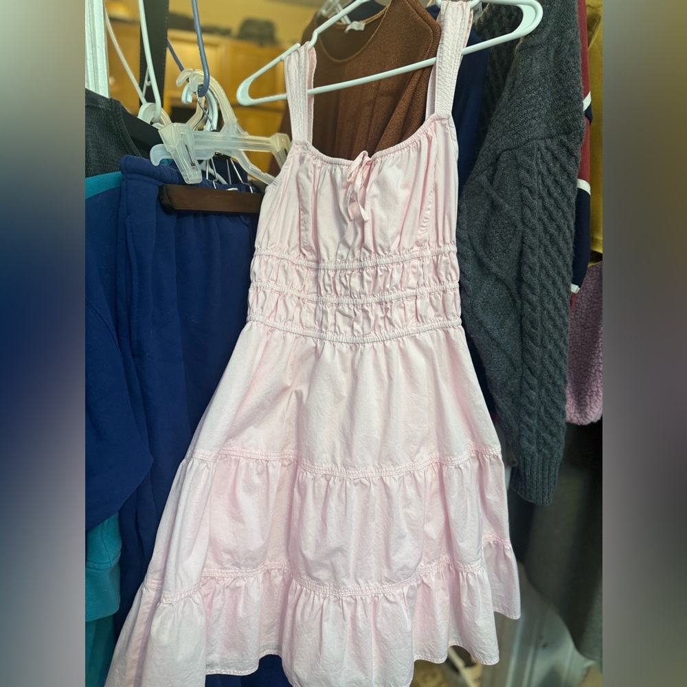 Pink Sleeveless Dress Aritzia